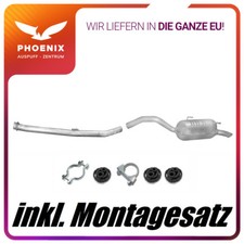 Peugeot 807 2.0 HDi (2002-2006) mit DPF Mittel+Endschalldämpfer Auspuffanlage