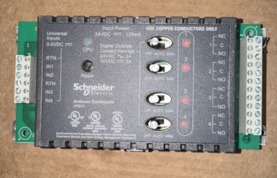 SCHNEIDER ELECTRIC xPBD4 ANDOVER CONTINUUM EXPANSION MODULE REV D.1
