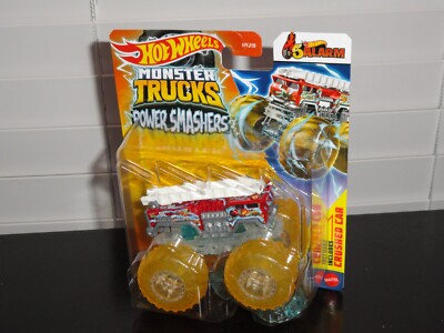 HOT WHEELS 2024 MONSTER TRUCKS POWER SMASHERS 5 ALARM DIECAST TRUCK