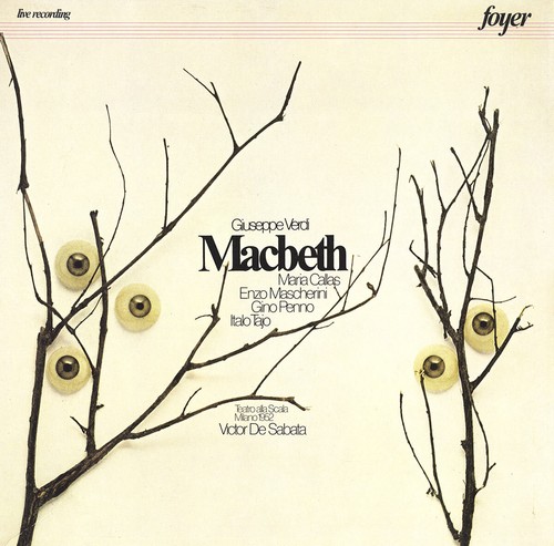 3LP Box VERDI Macbeth CALLAS MASCHERINI TAJO DE SABATA Foyer FO-1016 1952 Live