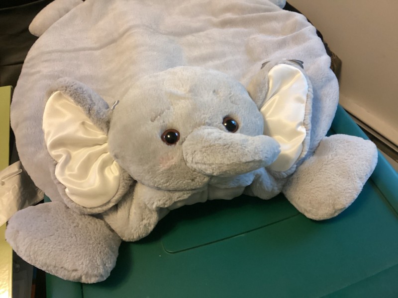 Bearington Baby Lil" Spout Elephant Belly Blanket