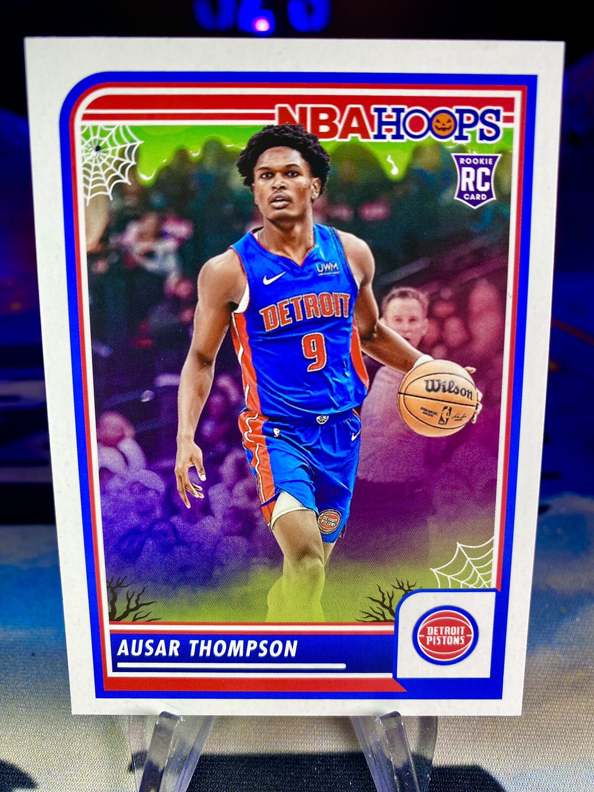 2023-24 Ausar Thompson Panini Haunted Hoops Rookie Card #100 Detroit Pistons