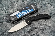 Cold Steel Voyager Drop Point, Stonewashed AUS-10A, Griv-Ex Scales, #29AB (OL)