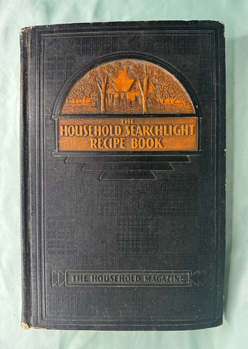 The Household Searchlight Recipe Book 1938 Tabbed Cookbook Vintage 11th Printing