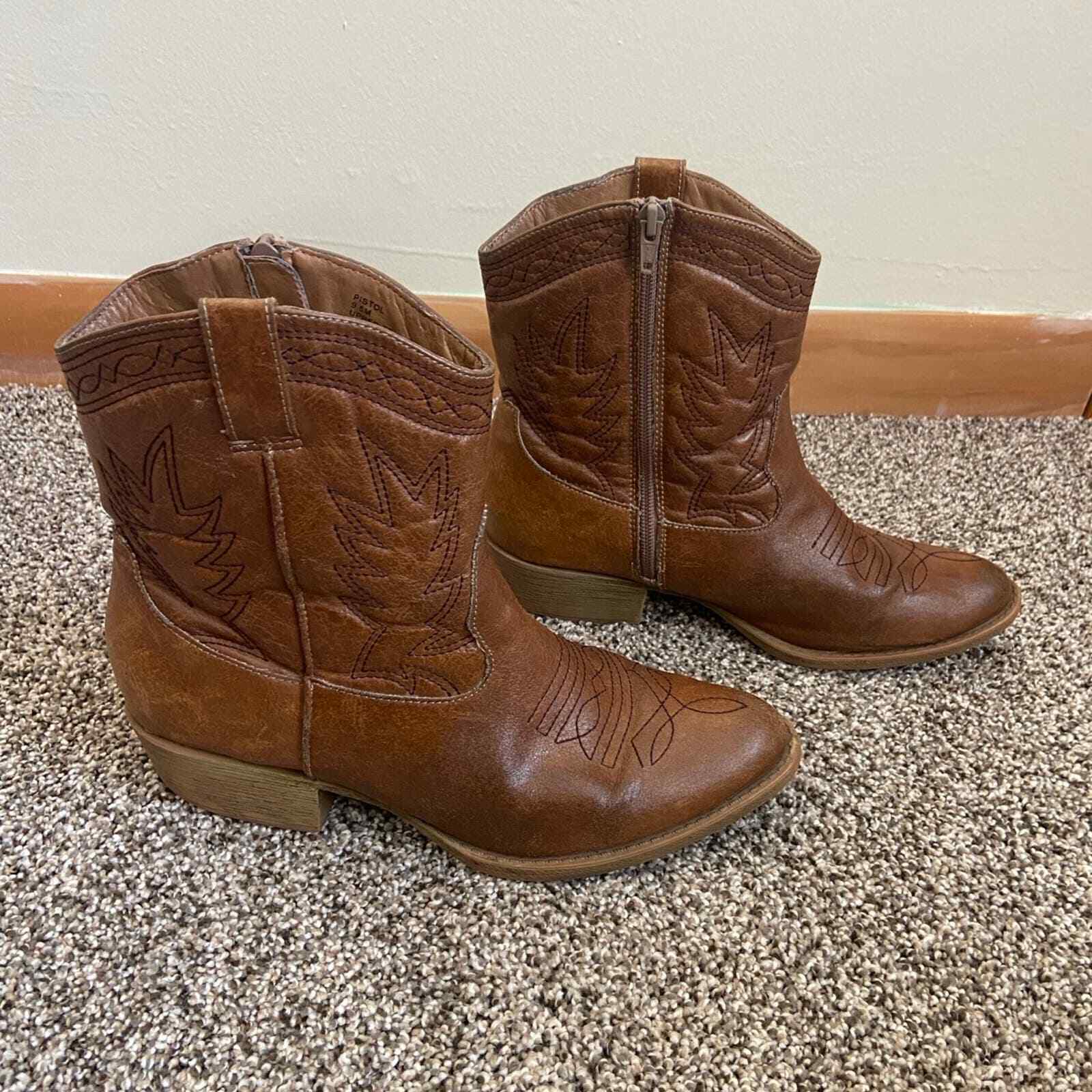 coconuts by matisse pistol western cowboy boots faux leather 9.5 brown eBay