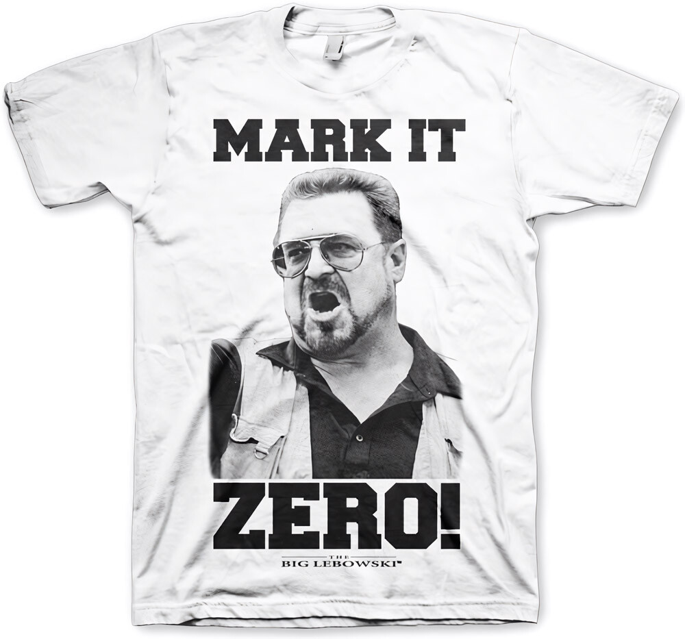 Футболка The Big Lebowski Mark It Zero белого цвета