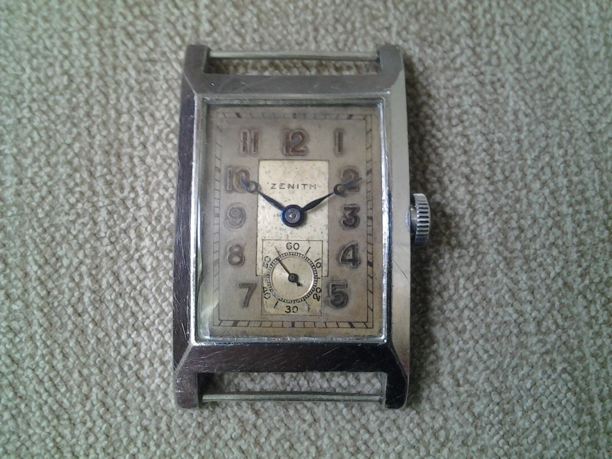 Vintage Zenith rectangular tank 1935 eBay