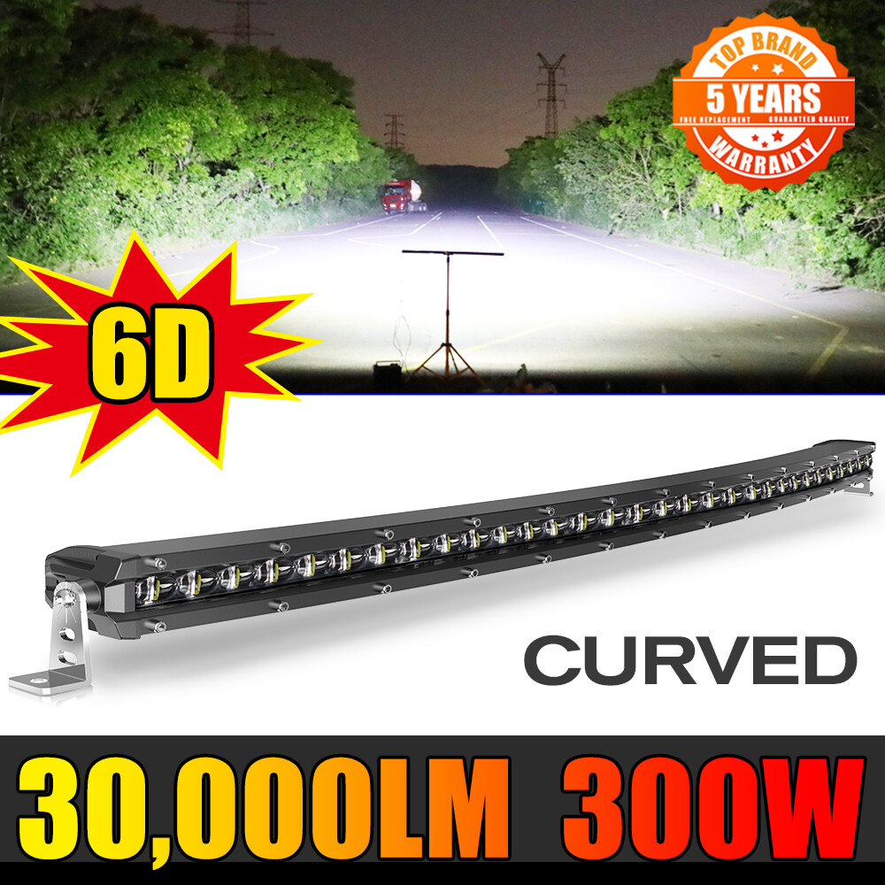 32 630W Tri Row LED LIGHT BAR Spot Flood Combo Offroad Bumper Truck SUV 30'' US - Foto 9