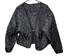 Bikers Dream Apparel 3M Thinsulate XL Black Quilted Jacket Zip Lining Thermal