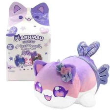Aphmau Mystery MeeMeows 11" Mermaid Cat Purple Plush Kitty New Unopened Rare
