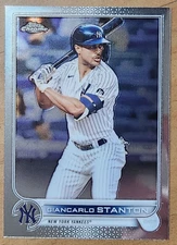 2022 Topps Chrome #139 Giancarlo Stanton New York Yankees