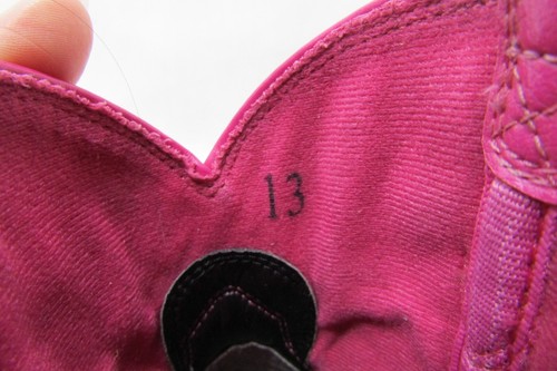 Ariat Little Kids Youth Size 13 D Pink Leather Cowboy Western Boots - Picture 10 of 11