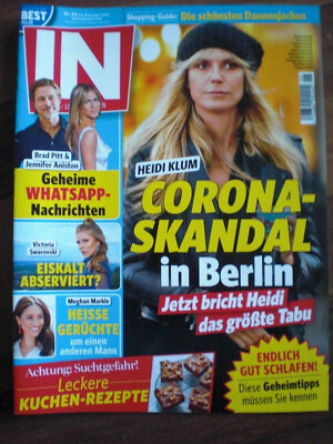 IN Heidi Klum Jennifer Aniston Victoria Beckham Michael Wendler Brad Pitt Markle