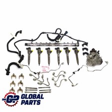 BMW F30 F31 330d N57N Set Injector Fuel Pump Injection System Injectors Pipes