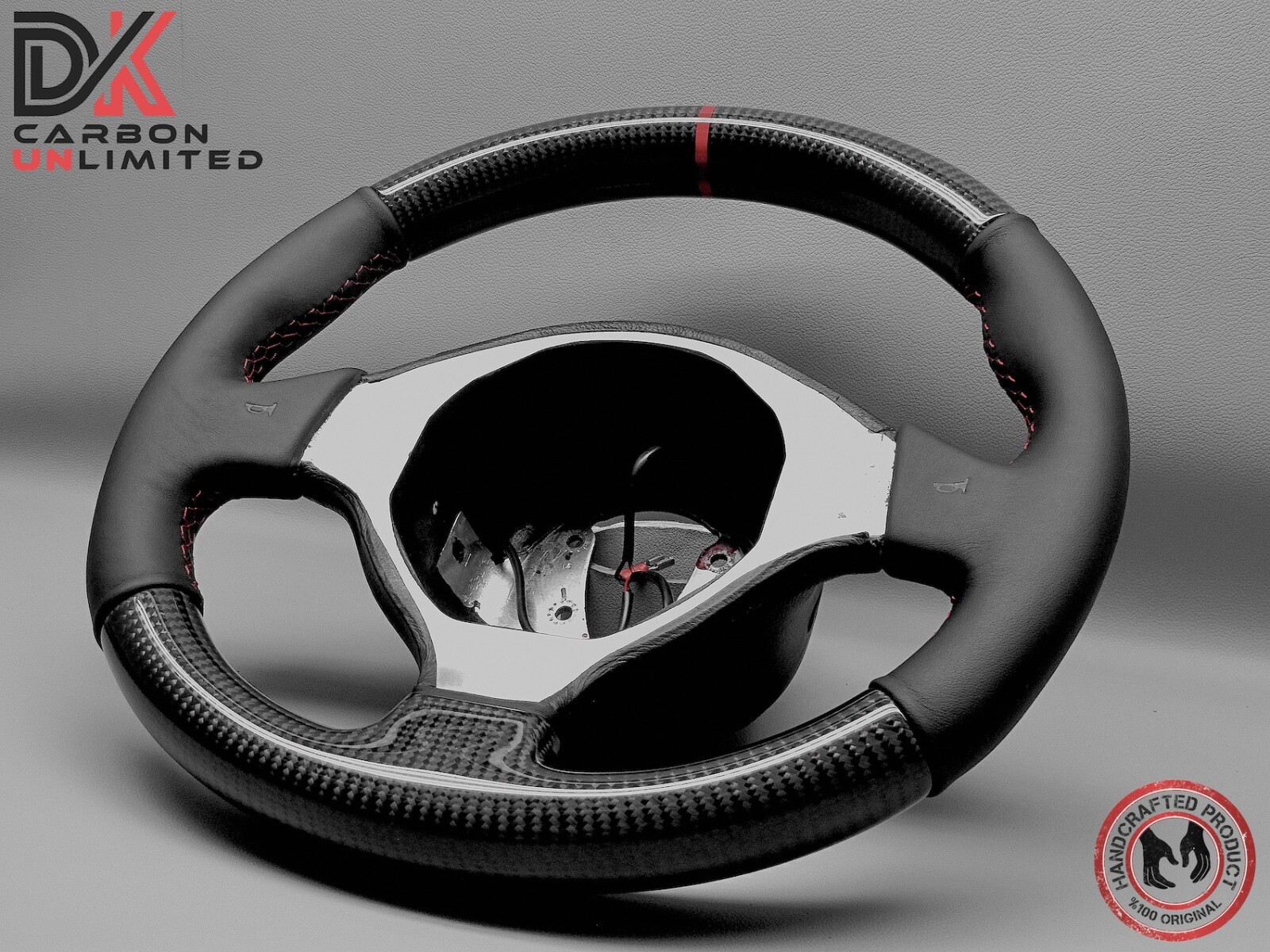 Lamborghini Murcielago LP640 LP650 LP670 Napa Red Ring Carbon Steering Wheel v1