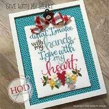 Give With My Heart With Felt And Buttons~Hands On Design