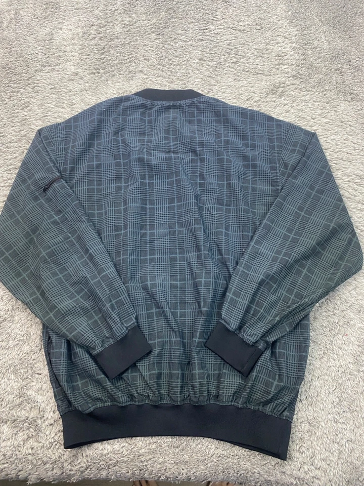 Chaqueta de Colección Catalina Para Hombres Grande Verde Pata de Gallo Pullover Golf Rompevientos Foto 2 de 4