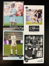 light blue foil Kristie Mewis Delanie Sheehan VINTAGE black white LONG