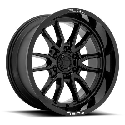 Fuel 1PC D760 Clash 17x9 6x135 Gloss Black Wheel 17'' -12mm Rim