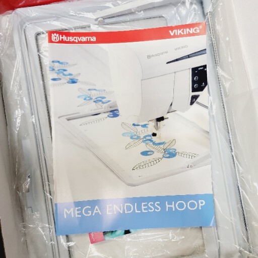 Genuine Husqvarna Mega endless hoop 260mm x 150mm Embroidery Hoop