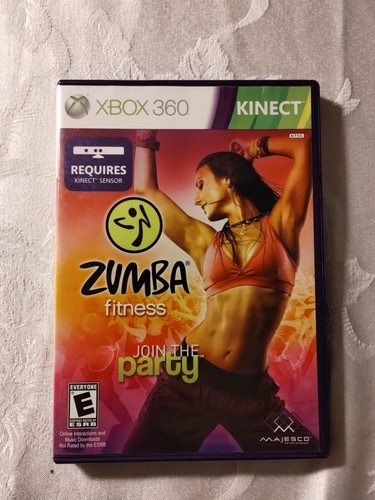Zumba Fitness Dołącz na imprezę na Microsoft Xbox 360 Kompletna instrukcja gry i etui