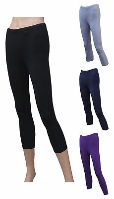 CHEX Baumwolle Lycra 3/4 Leggings Damen Fitness Zug Training Yoga Training Tanz