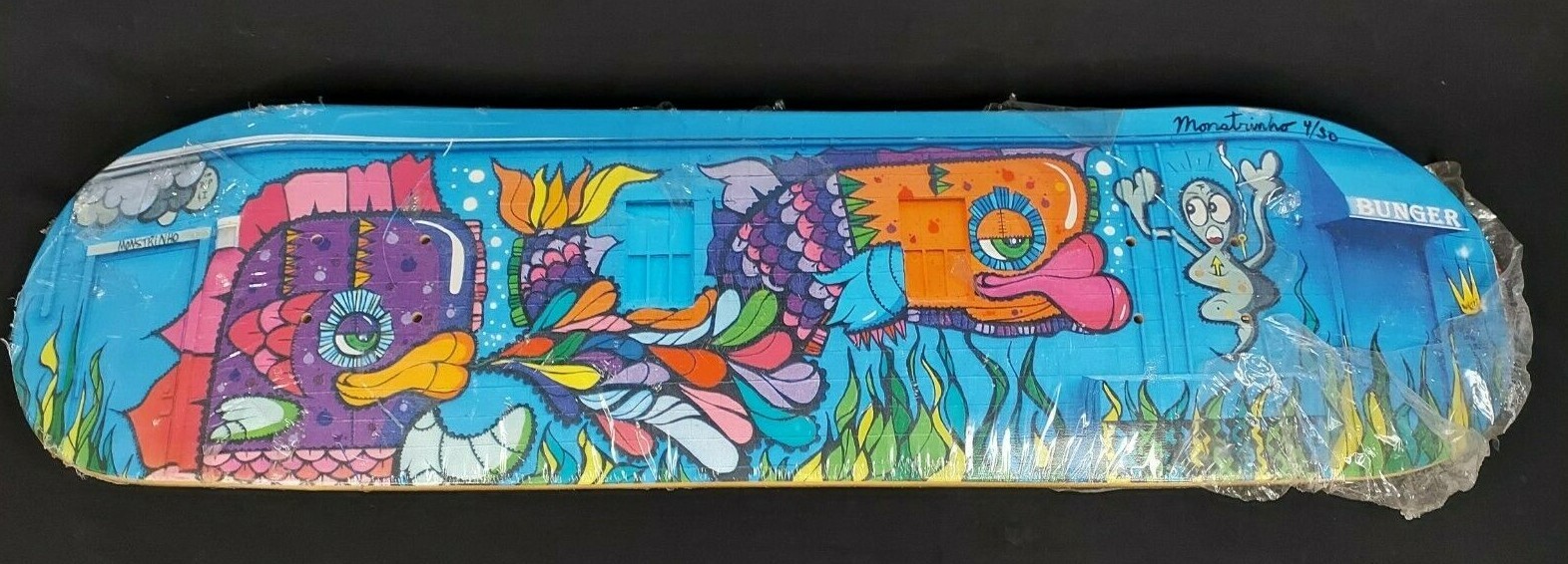 Artist Skateboard Deck Michael ‘Monstrinho’ Amorillo LE #4/50 signed-image