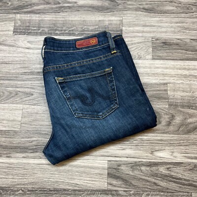 ADRIANO GOLDSCHMIED Women's Dark Wash Jessie Curvy Boot Fit Jeans Size 25 Reg