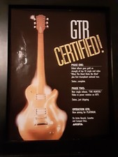 GTR The Hunter Rare Original Promo Poster Ad Framed!