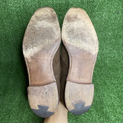 Vintage Carroll & Co Beverly Hills Made In England Brown Suede Mens Size 11.5 Vintage Carroll & Co Beverly Hills Made In England Brown  main image 3