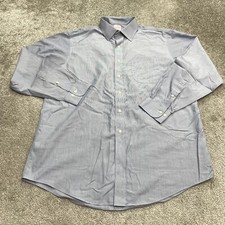 Brooks Brothers 346 Dress Shirt Mens 16.5 4-5 Blue Regular Fit Cotton Business