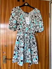 Zara floral printed poplin dress size XS
