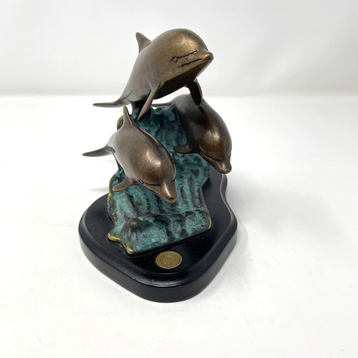 SPI Bronze Dolphin Sculpture San Pacific Intl | eBay