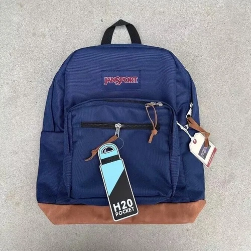 Super Hot Blue Jansport Cool Student Laptop Backpack Computer Bag Backpack Suita - Picture 4 of 8