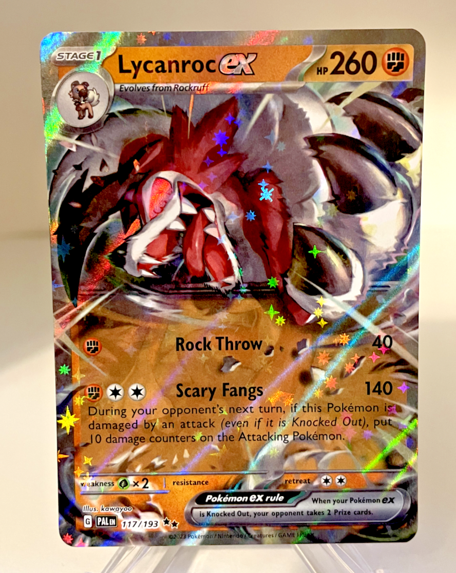 Lycanroc ex 117/193 - Pokemon TCG Paldea Evolved (2023) - Holo