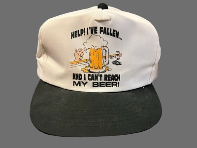 Vintage Snapback Hat YoungAn Hat, Co Help I ve Fallen and I Can t Reach My Beer