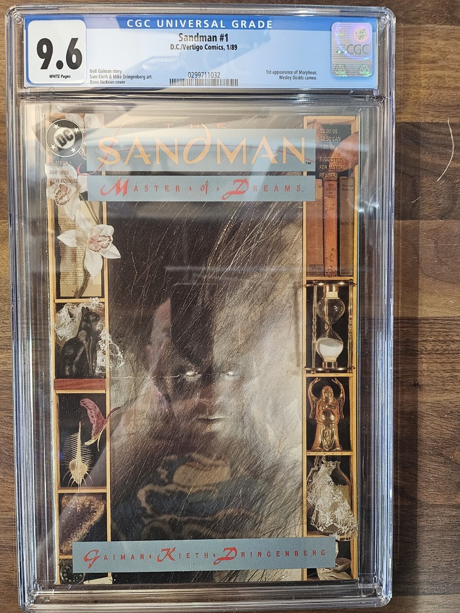 サンドマン #1 モルフェウス初登場 DC キー Sandman 1stアメコミ Sandman Master Of Dreams #1 1st App Morpheus Neil Gaiman DC COMICS