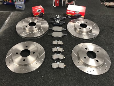 Mintex MDK0184 Rear Brake Discs And Pads Set – For Ford Fiesta ST150 2005-2008 (253mm Solid Rotors)