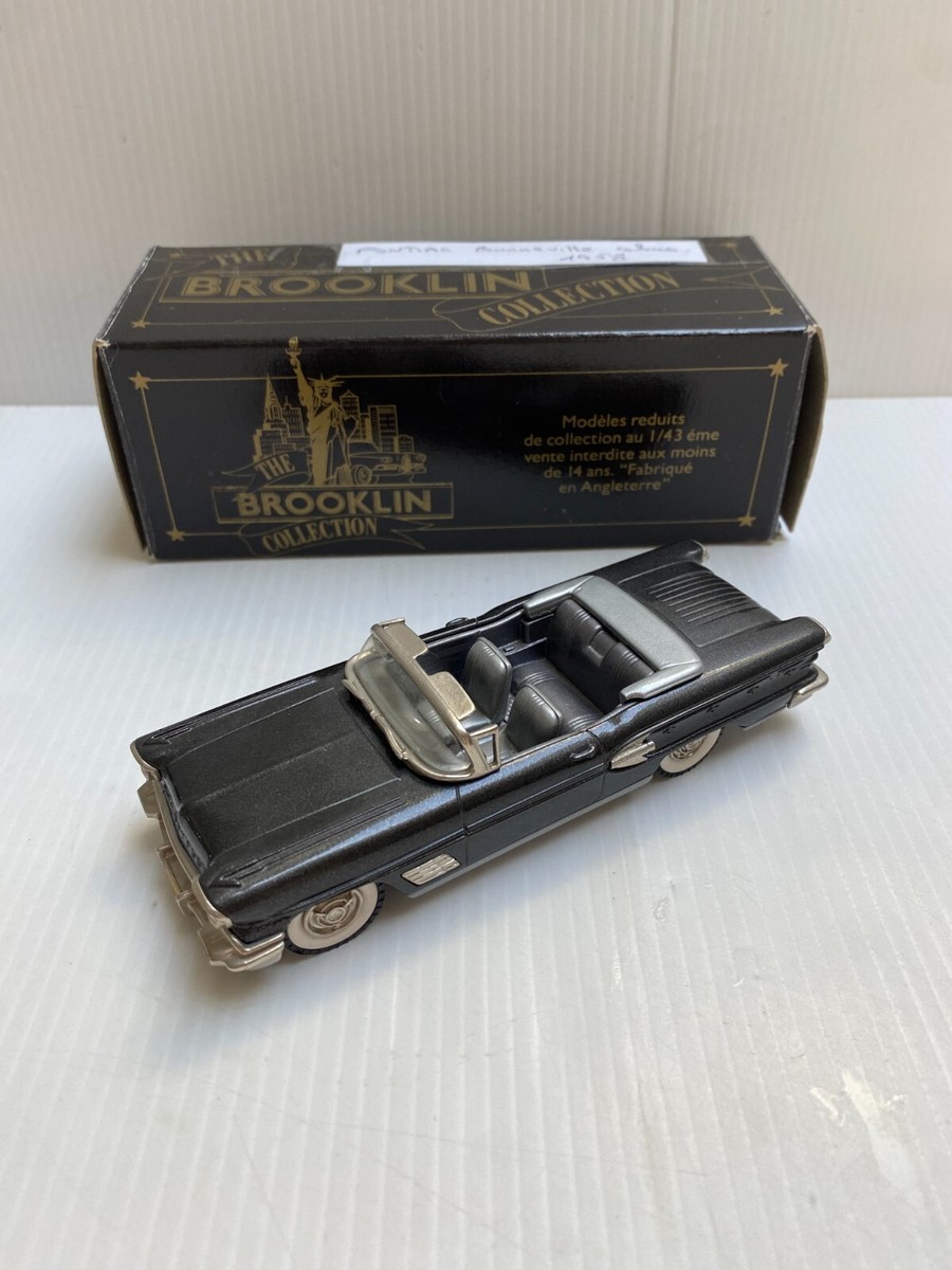 Brooklin Models 1/43 Pontiac Bonneville Convertible 1958 – Noir – Modèle Occasion