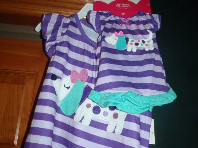 Jumping Beans Purple Nightgown Matching 18