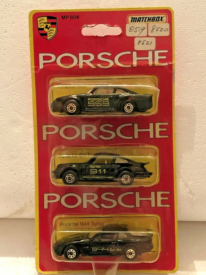 MATCHBOX PORSCHE 3 PACK MP 804 FROM 1989 - Image 2 of 3