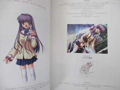 PRE CLANNAD w/CD Art Works Fan Book Key Japan 2004 SB35 | eBay