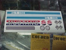 1/24 slotcar 1/24 scale Vintage Mustang GT 350 slot car DECALS