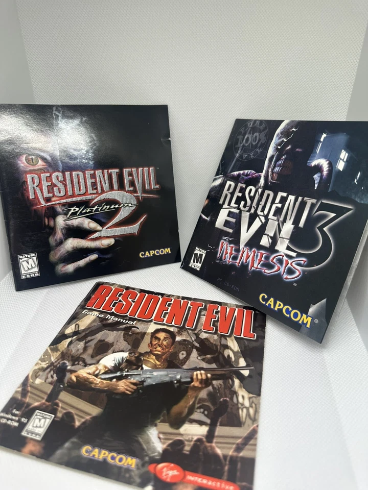Resident Evil Computer Game Lot 1 2 3 Sony Capcom Nemesis Platinum - Image 3 of 4