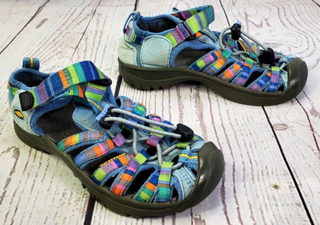 Sandali Keen Whisper Raya Fusion bambina taglia 12 punta chiusa arcobaleno 1006011