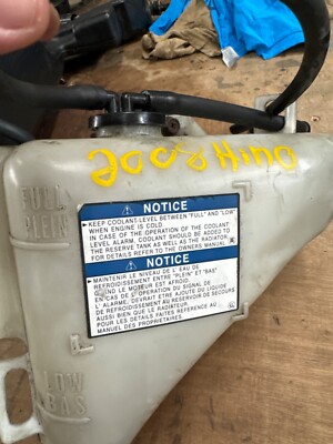 2008 TO 2010 HINO 268 338 RADIATOR OVERFLOW TANK GOOD SEE