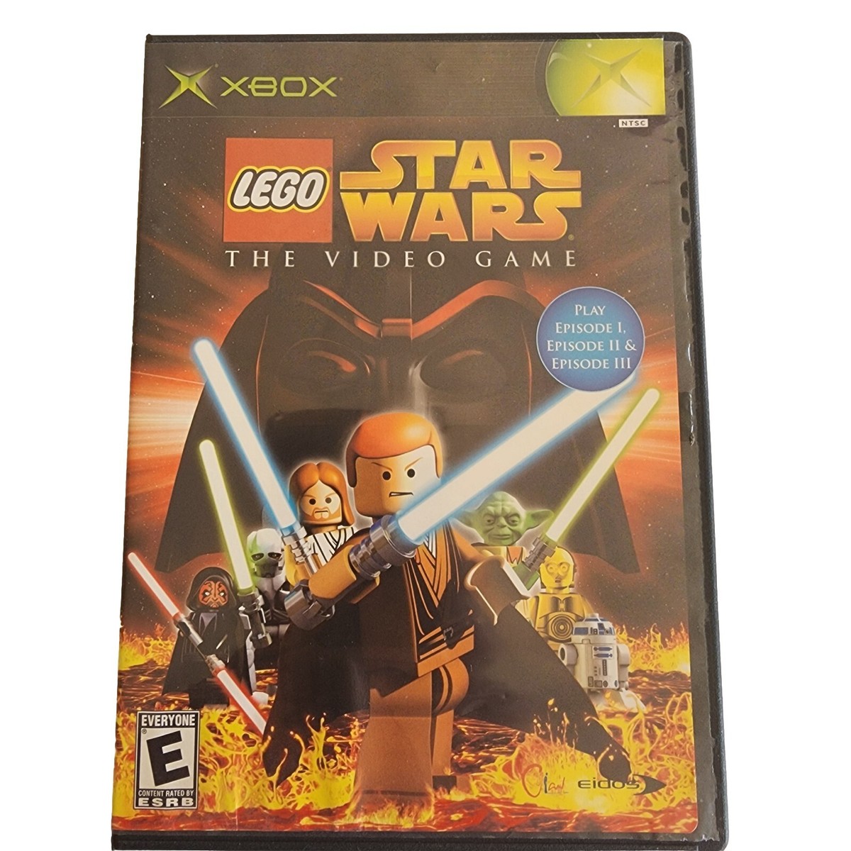 LEGO Star Wars The Video Game (Microsoft Xbox, 2005) Black Label CIB  Complete