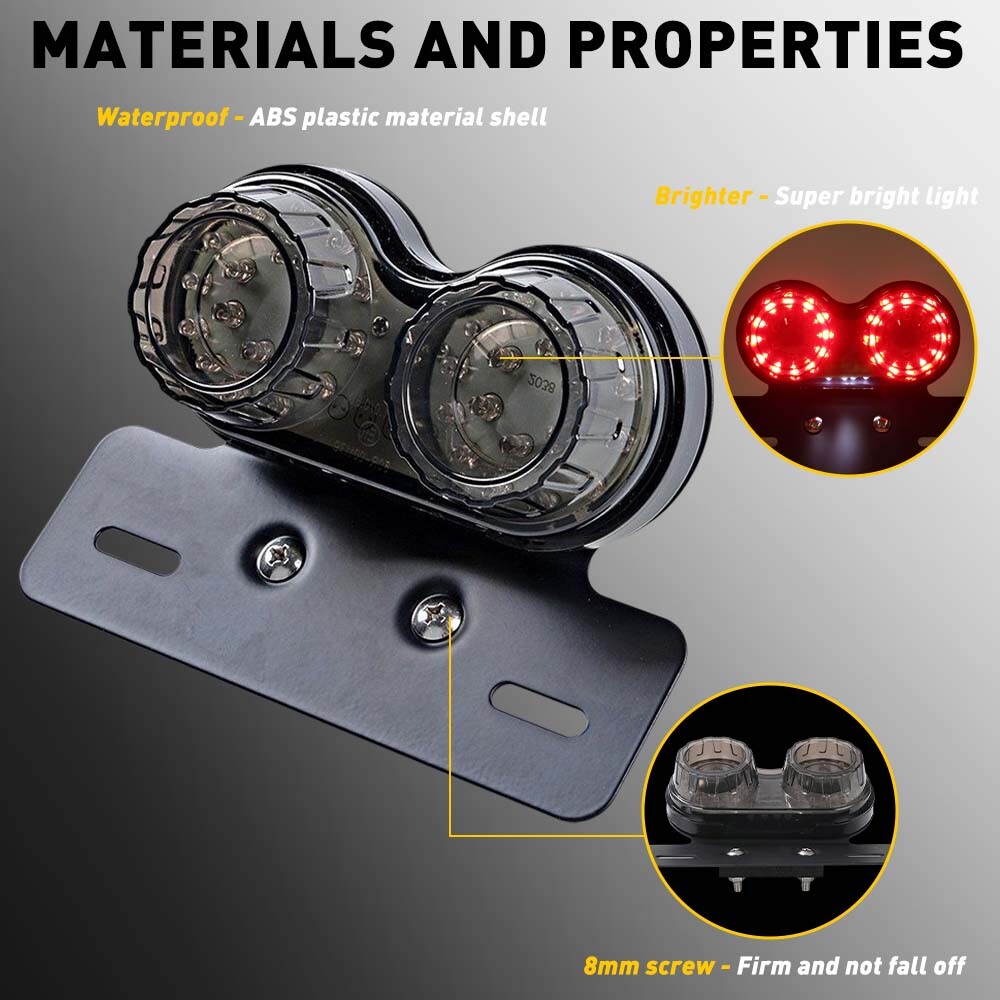 For Honda Shadow VLX 600 VT750 1100 Dual Rear LED Turn Signals