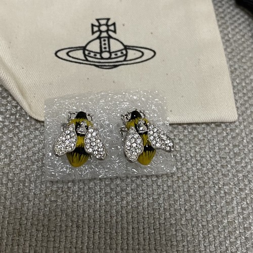 Vivienne Westwood Earrings Comes w/VW Pouch *** No Box*** - Picture 2 of 8