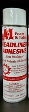 Headliner adhesive spray glue hi-temp for many purposes 1 can of 14 ounces.